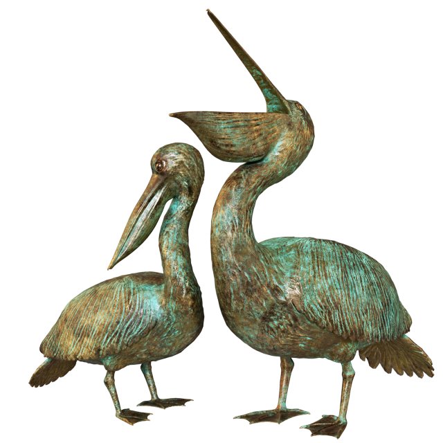 Pelicans Modèle 3D .c4d .max .obj .3ds .fbx .stl .blend 