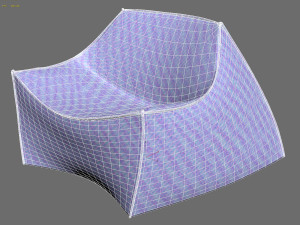 Chaise Ourse Modèle 3D