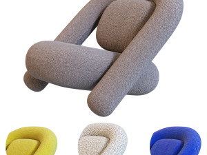 Armchair Bun 3D 模型