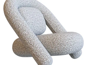 Armchair Bun 3D Model