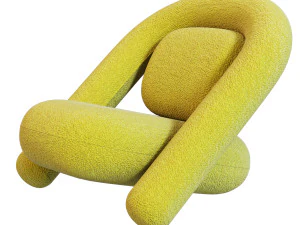 Armchair Bun 3D Model