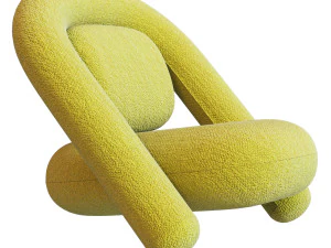 Armchair Bun 3D Model