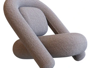 Armchair Bun 3D Model