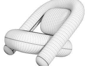 Armchair Bun 3D मॉडल