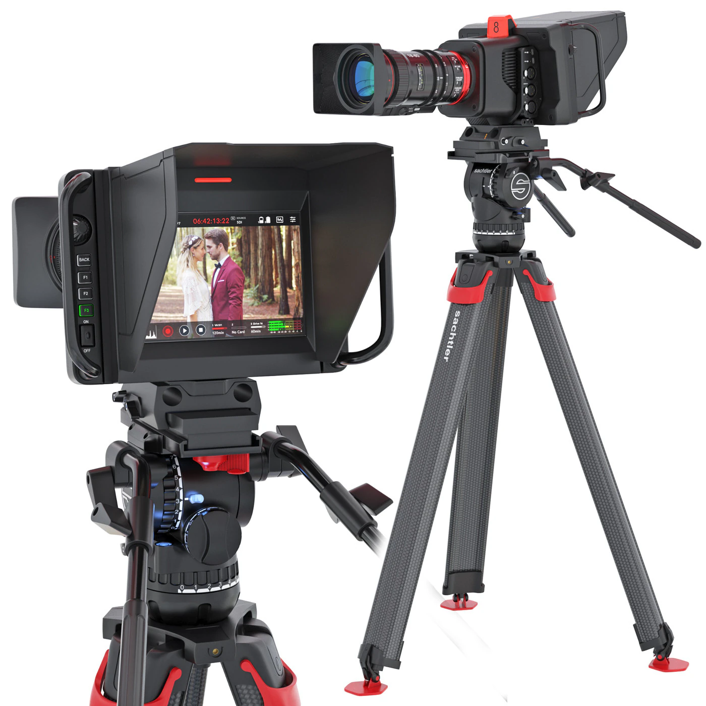 Camera Black Magic 3D Model .c4d .max .obj .3ds .fbx .stl .blend 