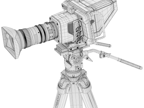 Camera Black Magic 3D Model