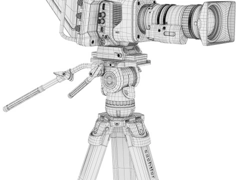 Camera Black Magic 3D Model