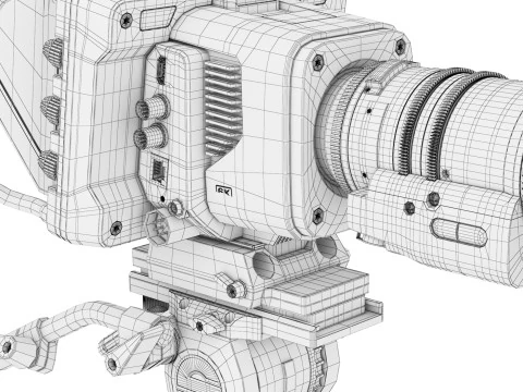 Camera Black Magic 3D Model