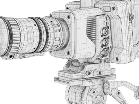 Camera Black Magic 3D Model