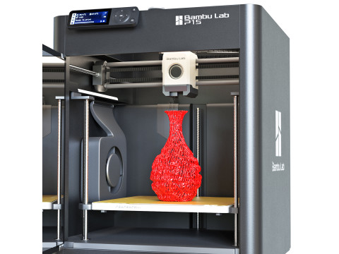 3D printer BambuLab P1S Modello 3D