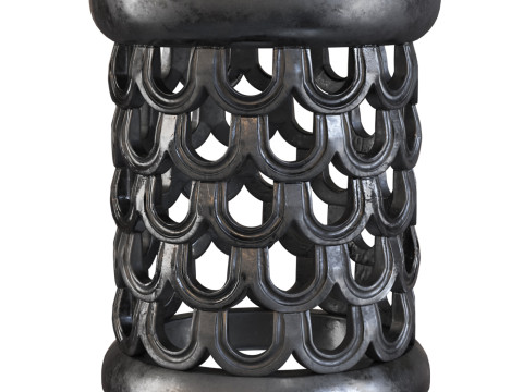 Chair Bamileke Small 3D Модель