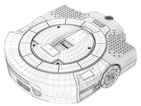 Robot Proteus AGV 3D मॉडल