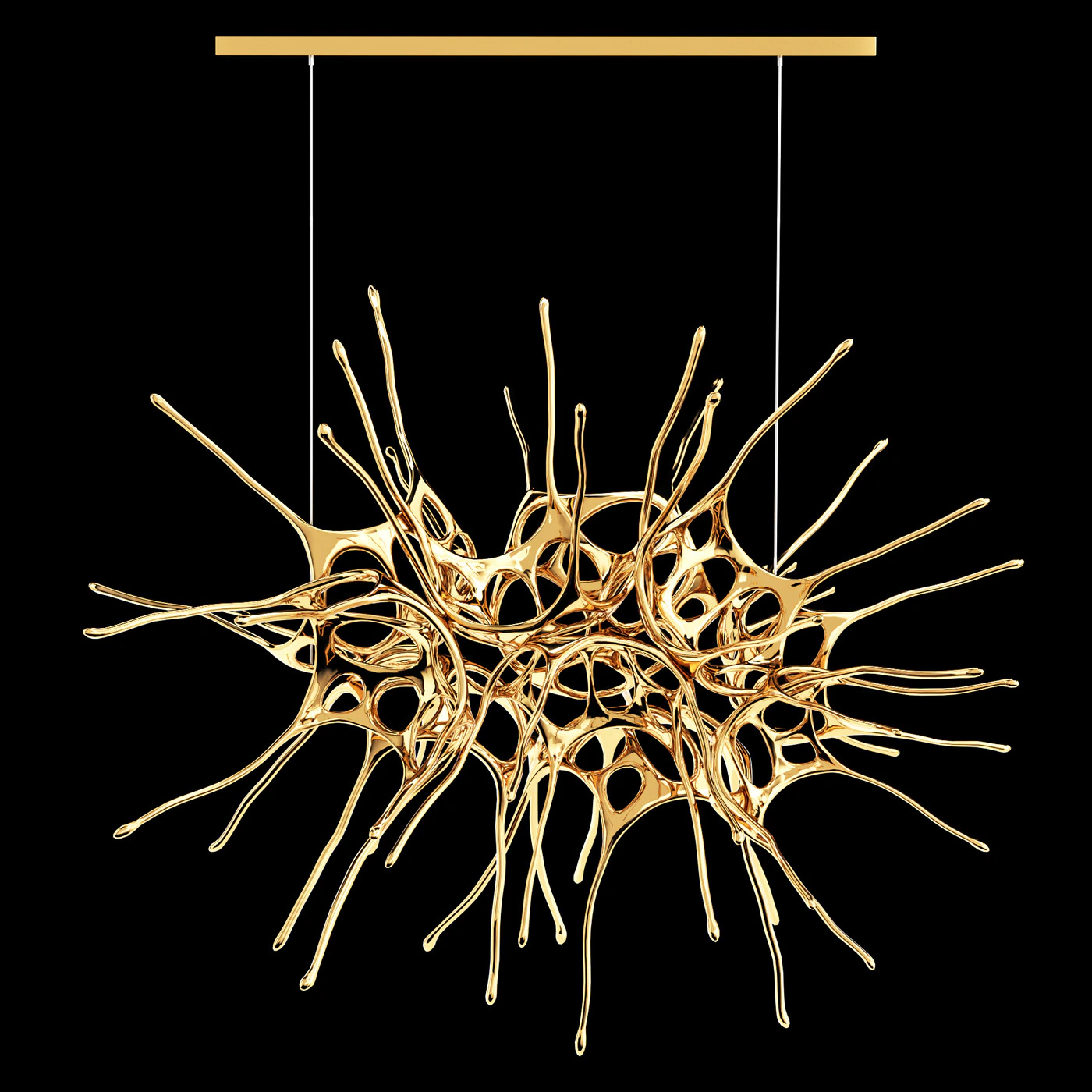 Terzani Dragon chandelier 3D Model .c4d .max .obj .3ds .fbx .stl .blend