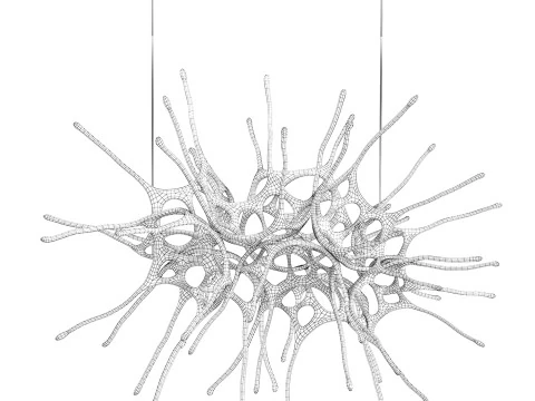Terzani Dragon chandelier 3D Model