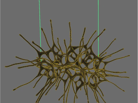 Terzani Dragon chandelier 3D Model