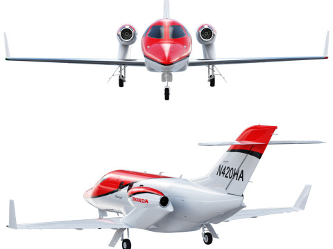 Hondajet airplane Modelo 3D
