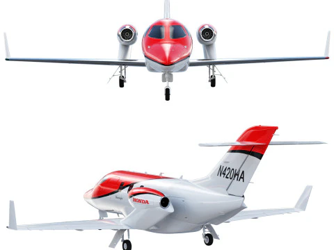 Hondajet airplane 3D Model