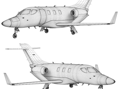 Hondajet airplane 3D Model