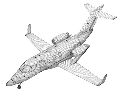 Hondajet airplane Modelo 3D