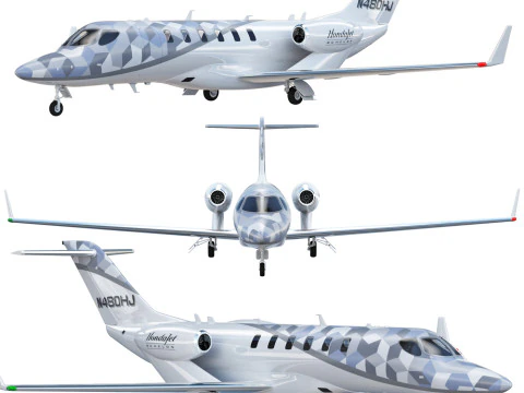Hondajet Echelon airplane 3D Model