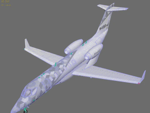 Hondajet Echelon airplane 3D Model