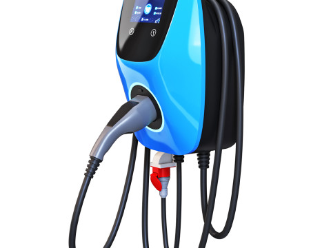 Charging station for electric vehicles Tera EV Smart Modello 3D
