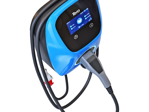 Charging station for electric vehicles Tera EV Smart Modello 3D