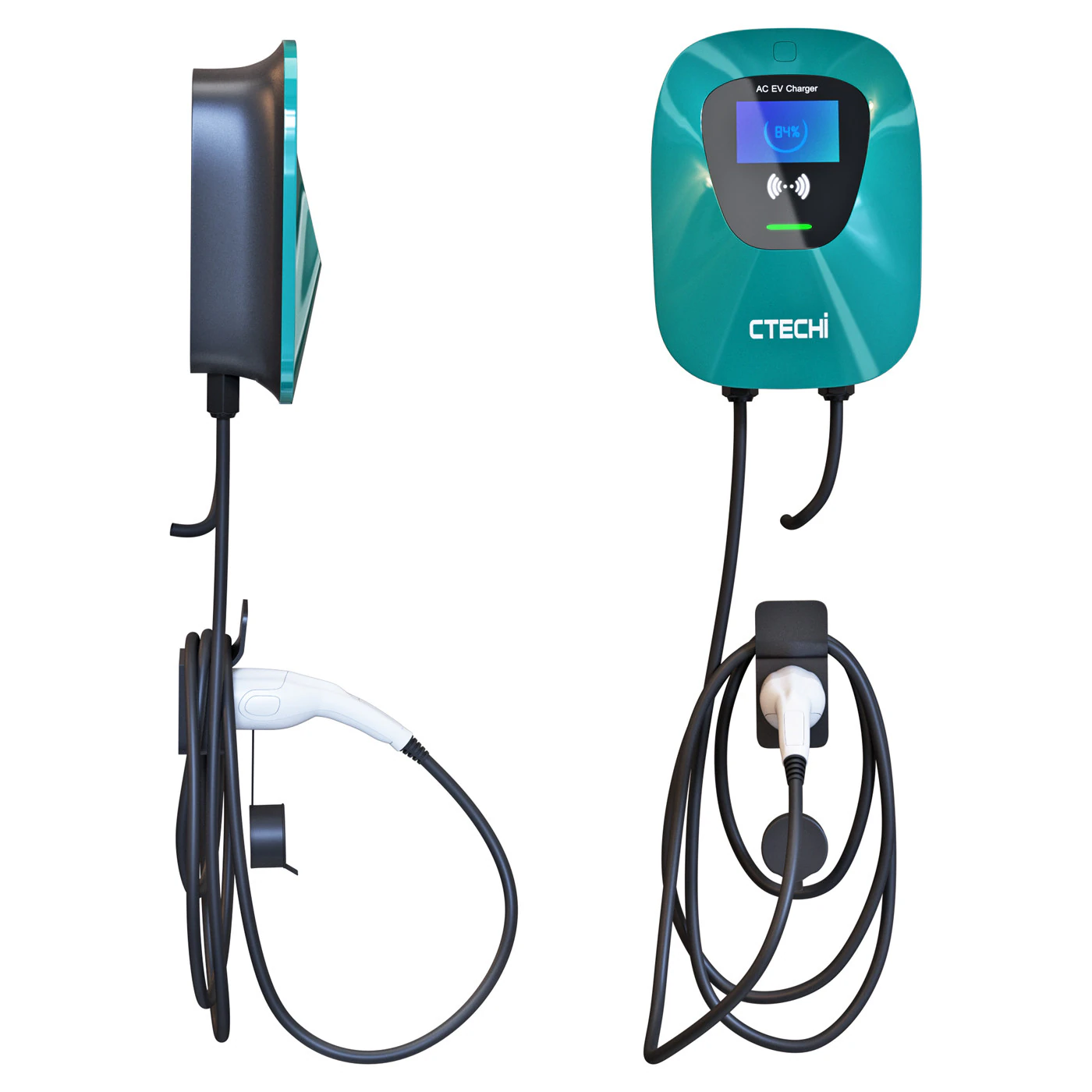 Charging station for electric vehicles Ctechi 3D Model .c4d .max .obj .3ds .fbx .stl .blend 