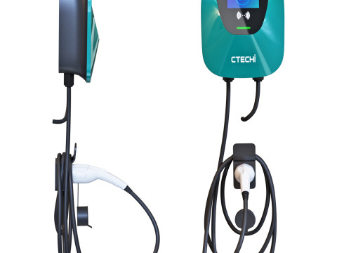 Charging station for electric vehicles Ctechi 3Dモデル