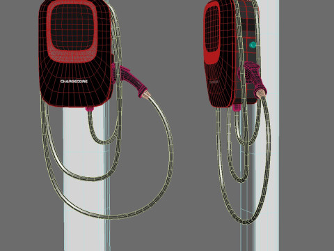 Chargecore Electric Vehicle Charging Station Modelo 3D