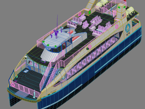 New York City Ferry Modelo 3D
