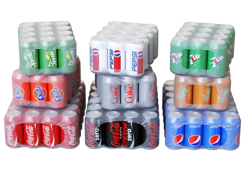 Bebidas em embalagens Modelo 3D