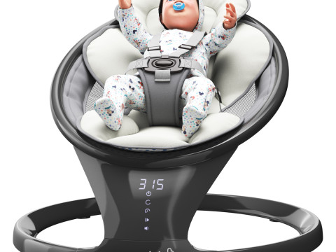 Baby Rocker Munchkin Cradle 3D 모델