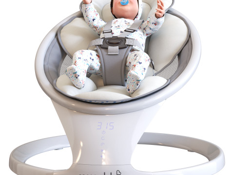 Baby Rocker Munchkin Cradle Modèle 3D