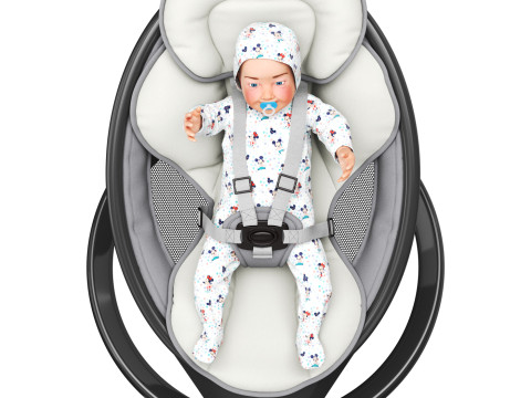 Baby Rocker Munchkin Cradle Modèle 3D