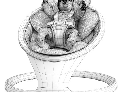 Baby Rocker Munchkin Cradle Modèle 3D