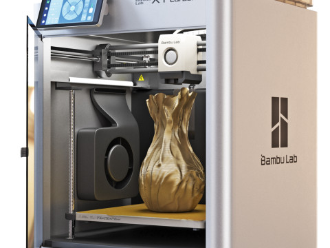 3D printer BambuLab X1 Carbon AMS 3D Модель