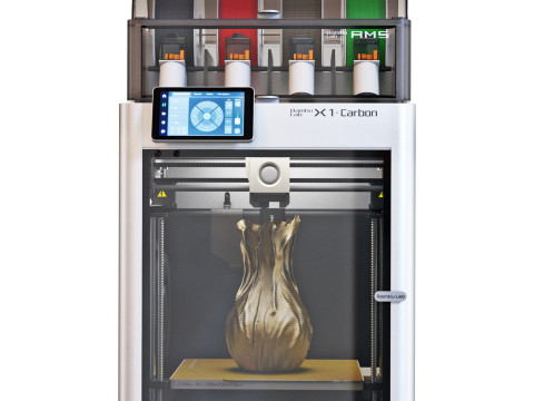 3D printer BambuLab X1 Carbon AMS 3D Модель