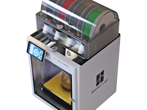 3D printer BambuLab X1 Carbon AMS 3D Модель