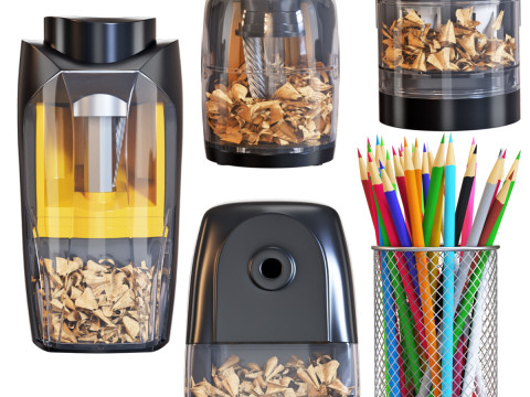 Set of electric sharpeners 3D मॉडल