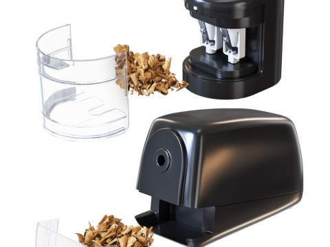 Set of electric sharpeners 3D 모델