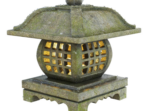 Chinese Garden Lantern Modello 3D