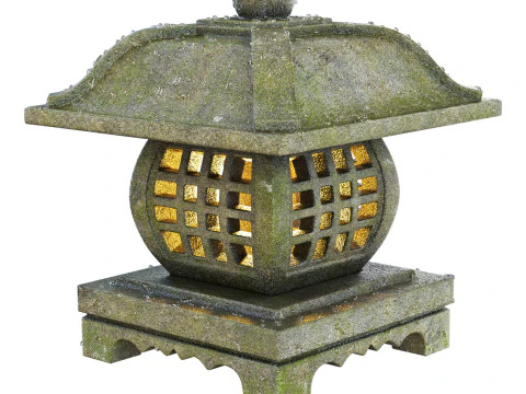 Chinese Garden Lantern 3D Model