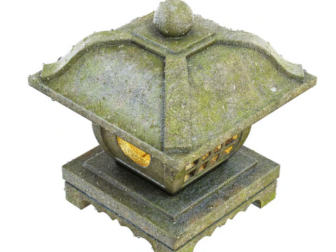 Chinese Garden Lantern 3D Model