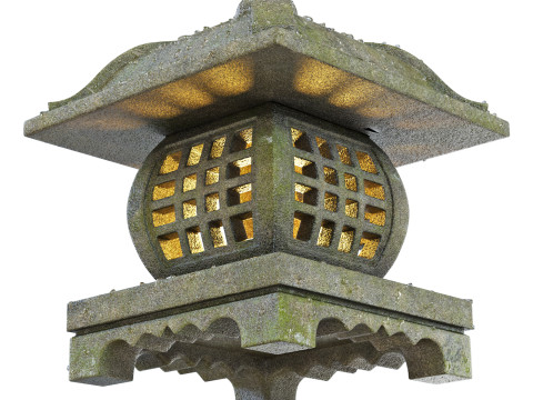 Chinese Garden Lantern Modello 3D