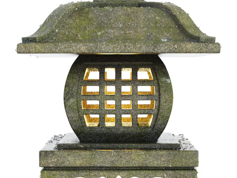 Chinese Garden Lantern Modello 3D