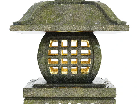 Chinese Garden Lantern 3D Model