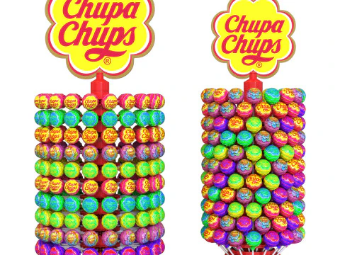 츄파춥스 타워 3D 모델