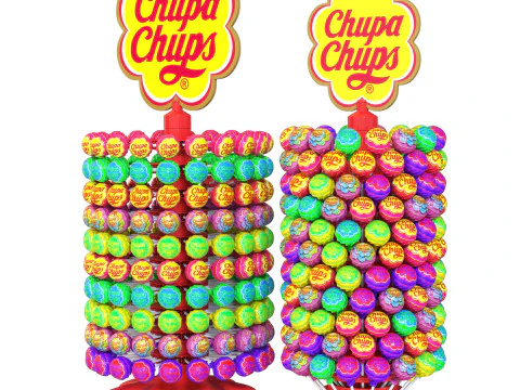 Chupa Chups Towers 3D Model