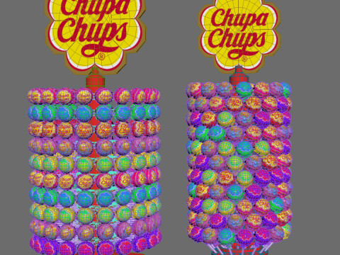 Chupa Chups Towers 3D Model